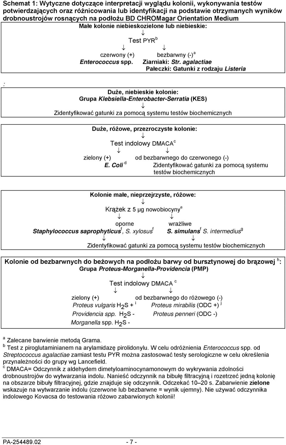 agalactiae Pałeczki: Gatunki z rodzaju Listeria : Duże, niebieskie kolonie: Grupa Klebsiella-Enterobacter-Serratia (KES) Zidentyfikować gatunki za pomocą systemu testów biochemicznych Duże, różowe,