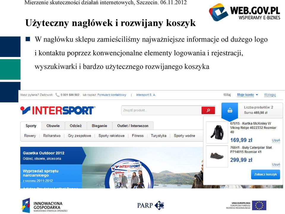 kontaktu poprzez konwencjonalne elementy logowania i