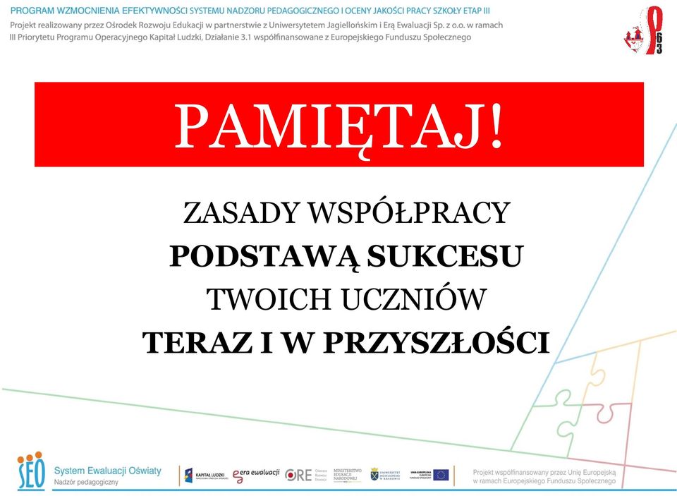 PODSTAWĄ SUKCESU