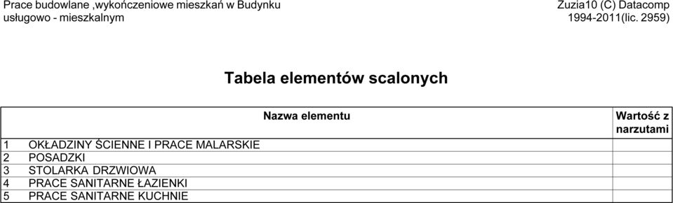 PRACE MALARSKIE 2 POSADZKI 3 STOLARKA