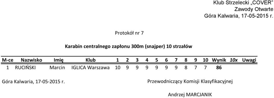 (snajper) 10 strzałów 1
