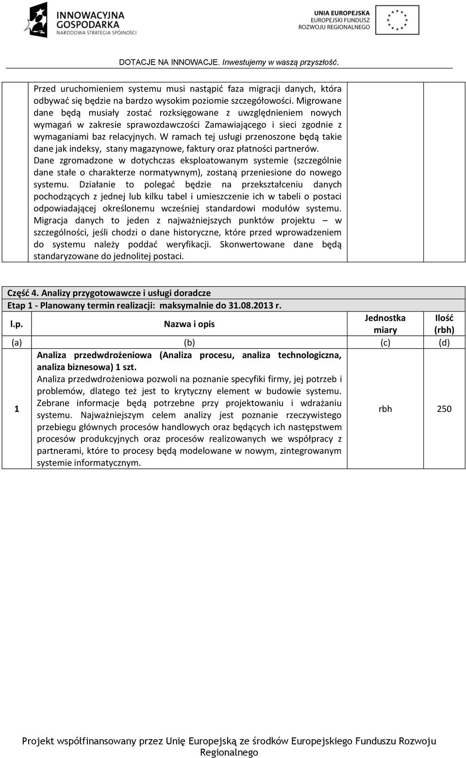 W ramach tej usługi przenoszone będą takie dane jak indeksy, stany magazynowe, faktury oraz płatności partnerów.