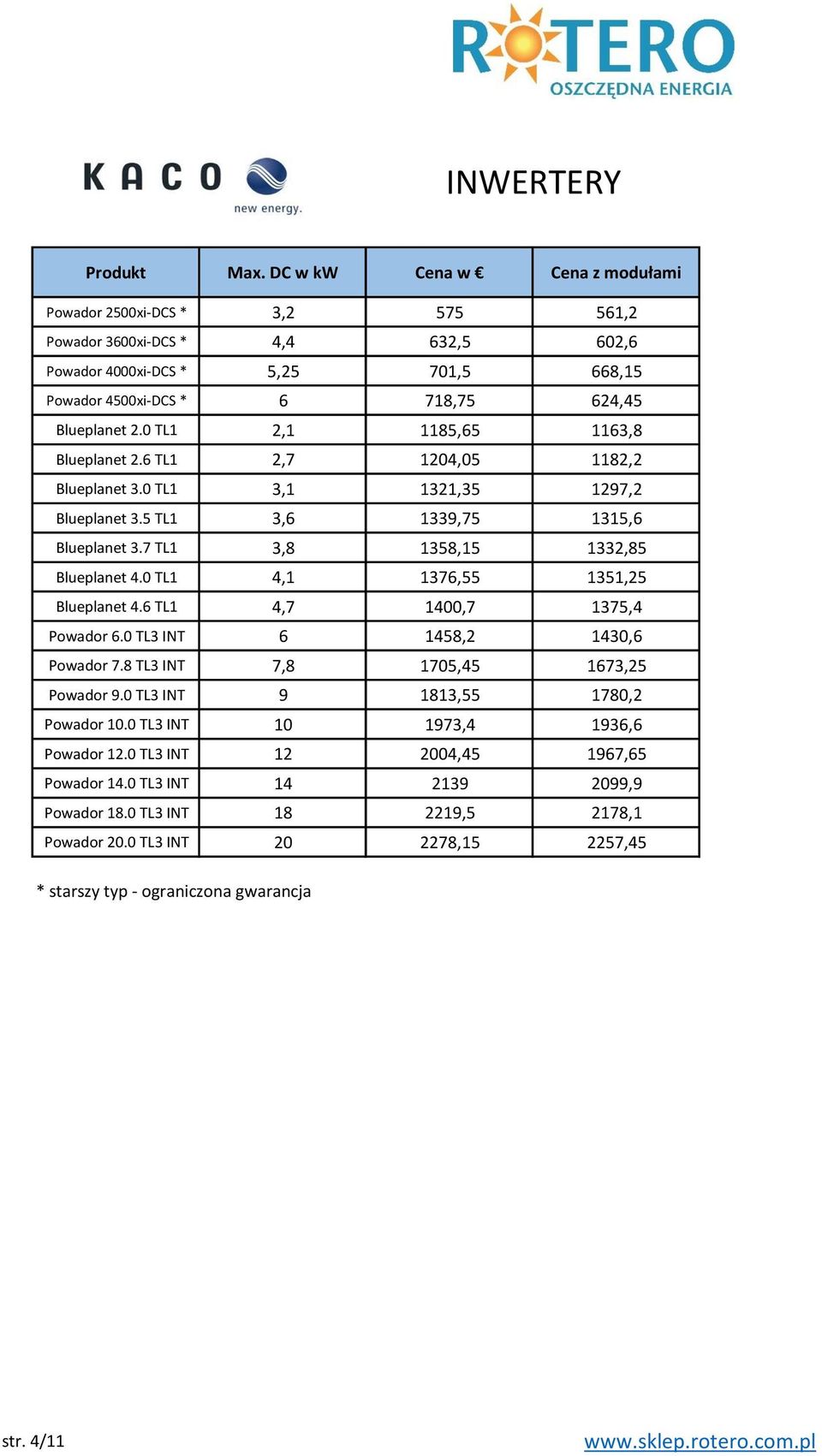 0 TL1 2,1 1185,65 1163,8 Blueplanet 2.6 TL1 2,7 1204,05 1182,2 Blueplanet 3.0 TL1 3,1 1321,35 1297,2 Blueplanet 3.5 TL1 3,6 1339,75 1315,6 Blueplanet 3.7 TL1 3,8 1358,15 1332,85 Blueplanet 4.
