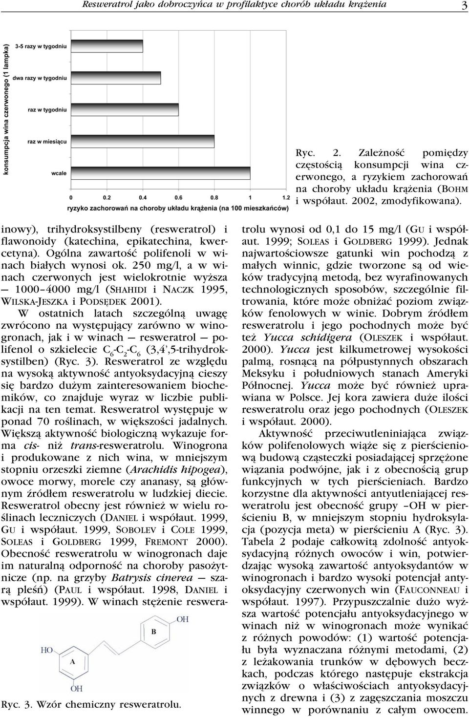 inowy), trihydroksystilbeny (resweratrol) i flawonoidy (katechina, epikatechina, kwercetyna). Ogólna zawartość polifenoli w winach białych wynosi ok.