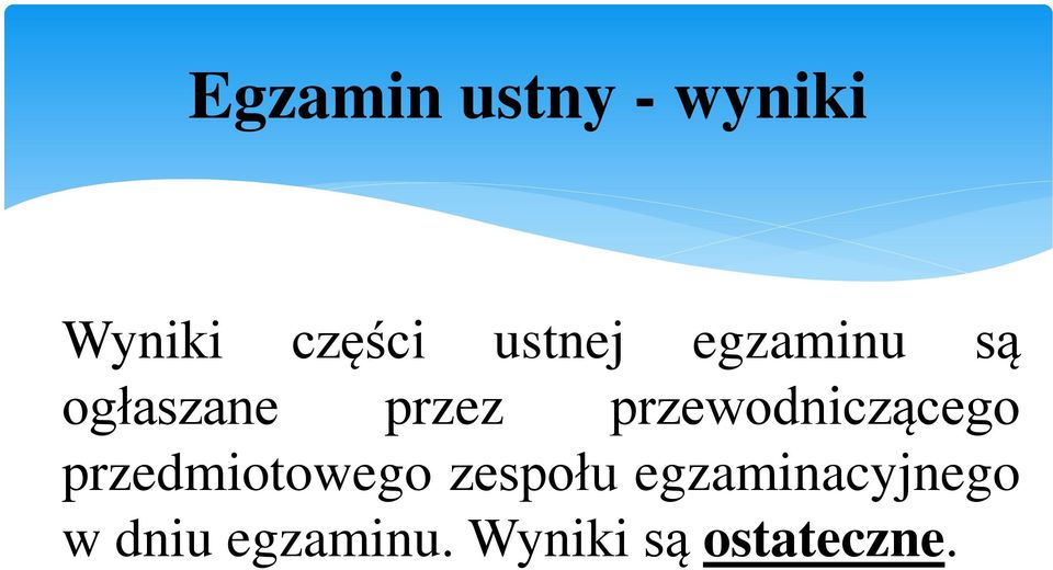 przewodniczącego przedmiotowego zespołu