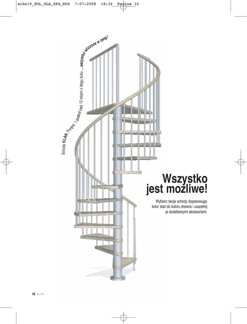 oraz podest Schody KLAN: Poręcz, Wszystko jest możliwe!