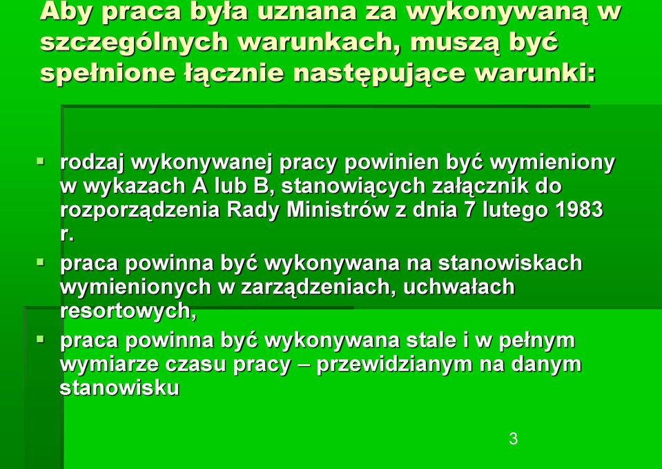 Ministrów z dnia 7 lutego 1983 r.