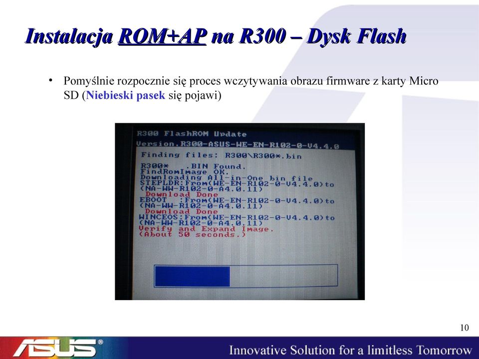 wczytywania obrazu firmware z karty