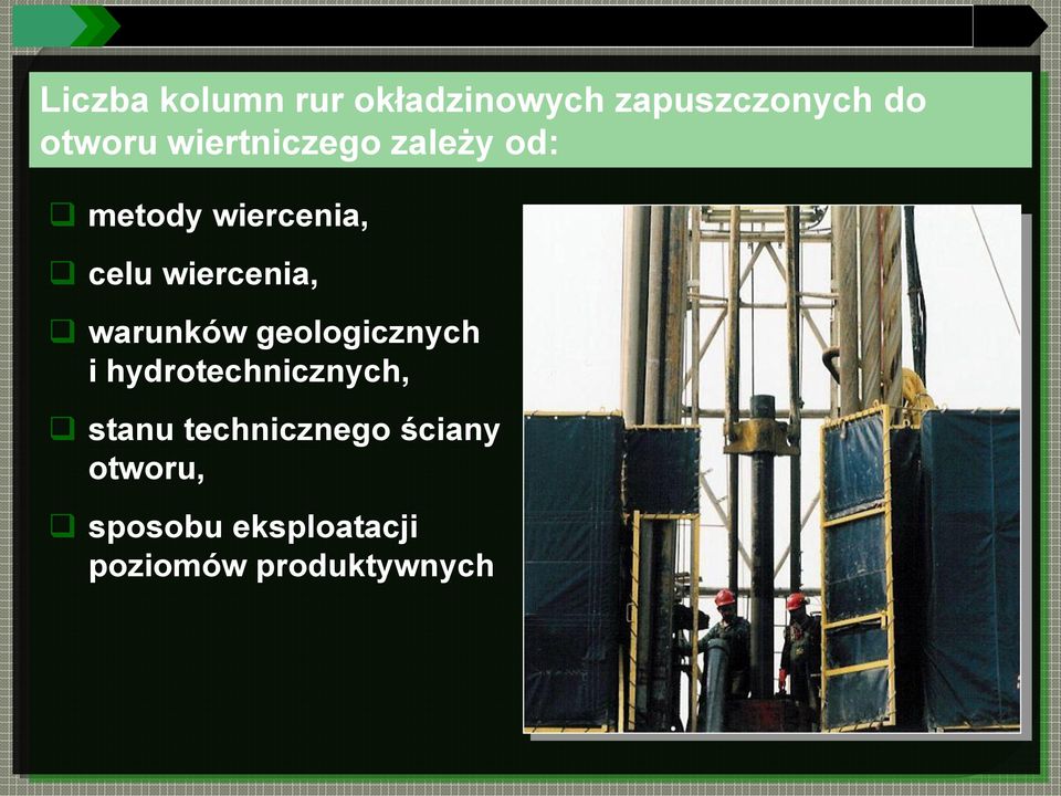 warunków geologicznych i hydrotechnicznych, stanu