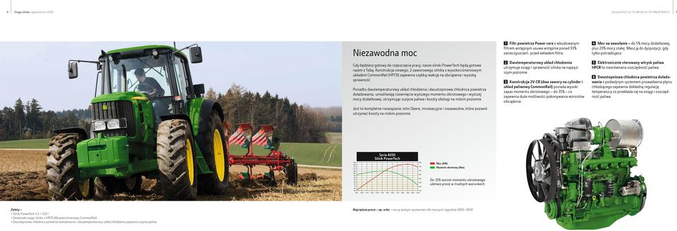 Ponadto dwutemperaturowy układ chłodzenia i dwustopniowa chłodnica powietrza doładowania, umożliwiają rozwinięcie wyższego momentu obrotowego i wyższej mocy dodatkowej, utrzymując zużycie paliwa i