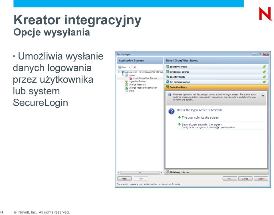 danych logowania przez
