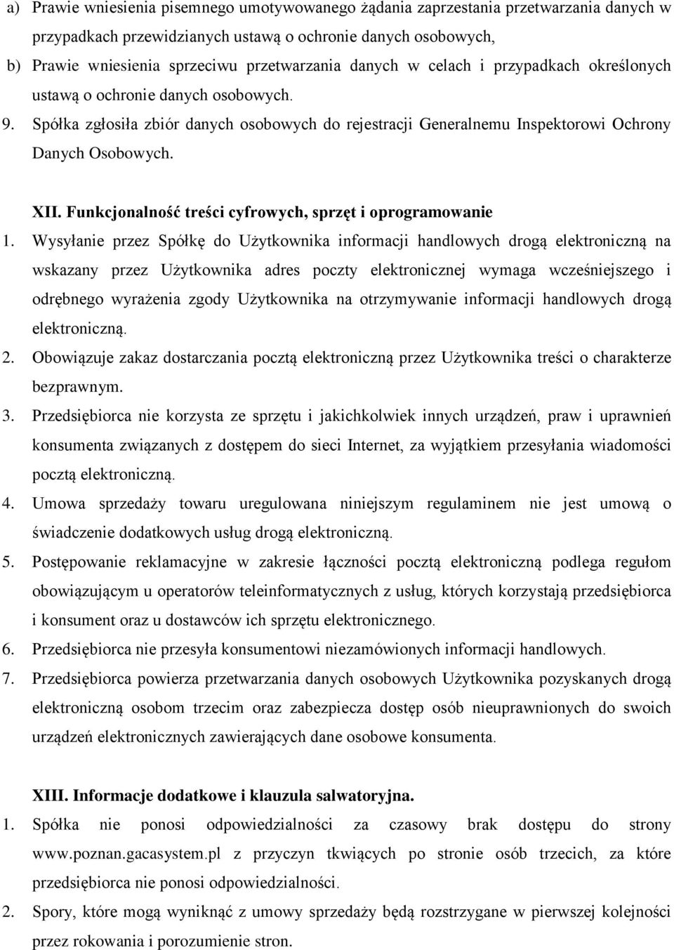 Funkcjonalność treści cyfrowych, sprzęt i oprogramowanie 1.