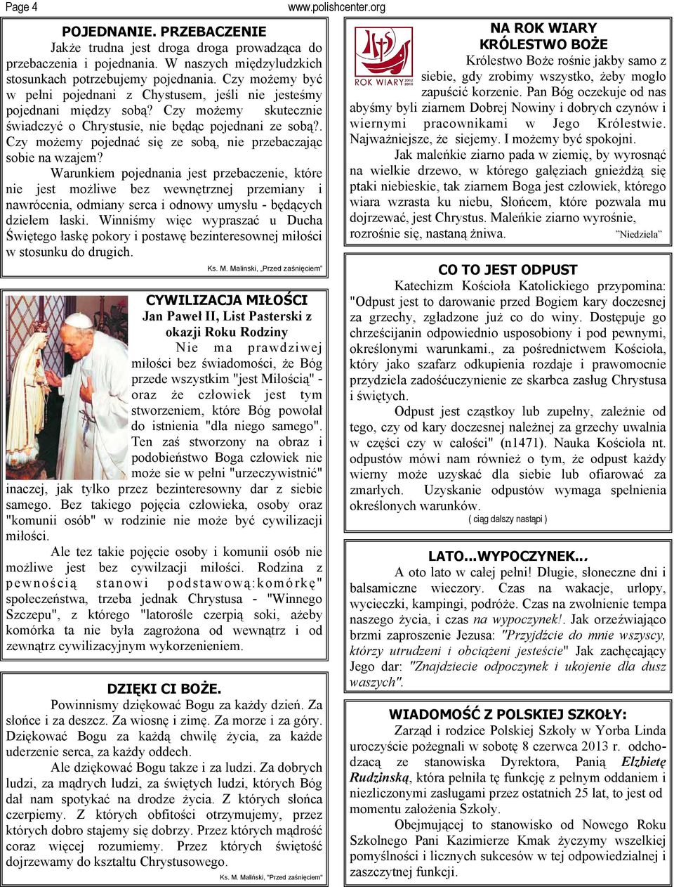 . Czy możemy pojednać się ze sobą, nie przebaczając sobie na wzajem?