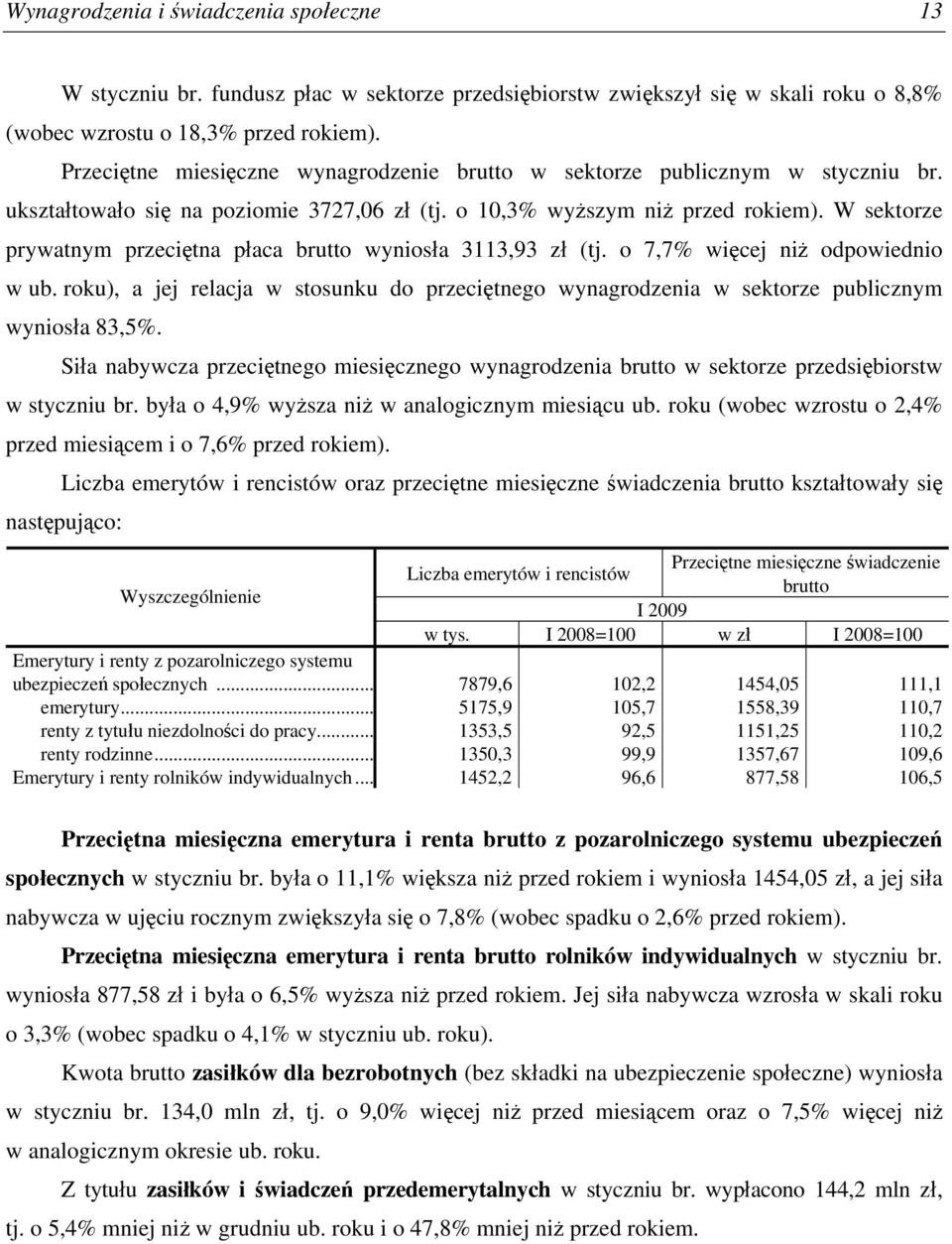 W sektorze prywatnym przeciętna płaca brutto wyniosła 3113,93 zł (tj. o 7,7% więcej niż odpowiednio w ub.