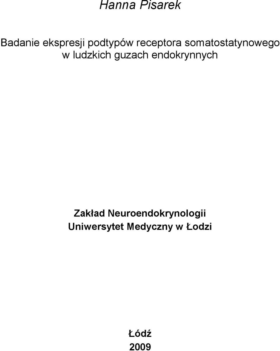 guzach endokrynnych Zakład