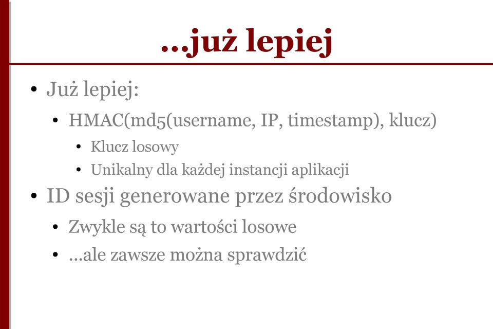 instancji aplikacji ID sesji generowane przez