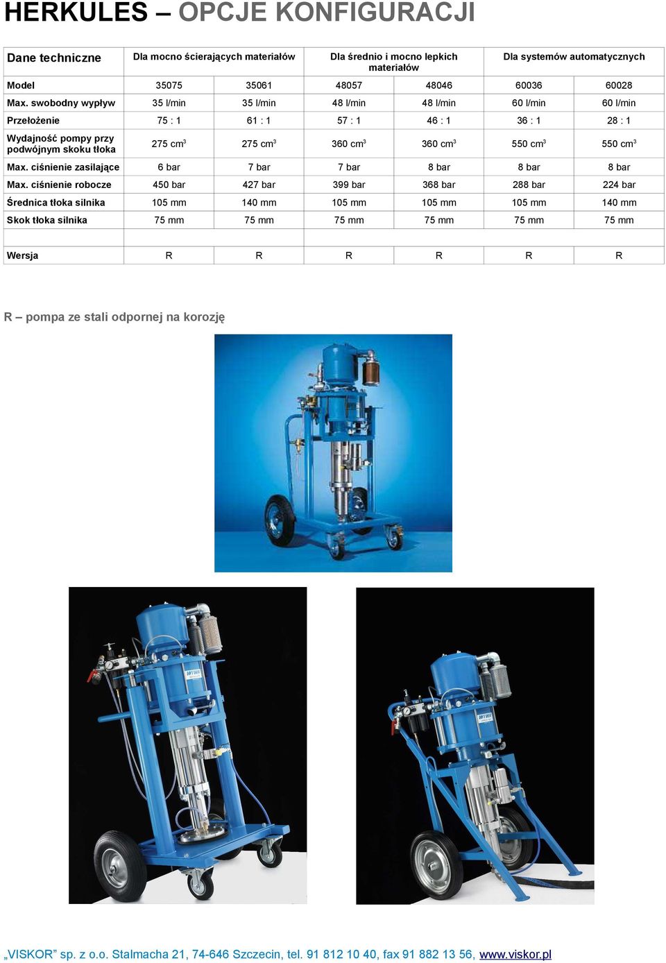 l/min 60 l/min 60 l/min 75 : 1 61 : 1 57 : 1 46 : 1 36 : 1 28 : 1 275 cm3 275 cm3 360 cm3 360 cm3 550 cm3 550 cm3 6 bar 7 bar 7 bar Max.