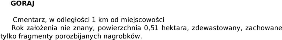 powierzchnia 0,51 hektara,