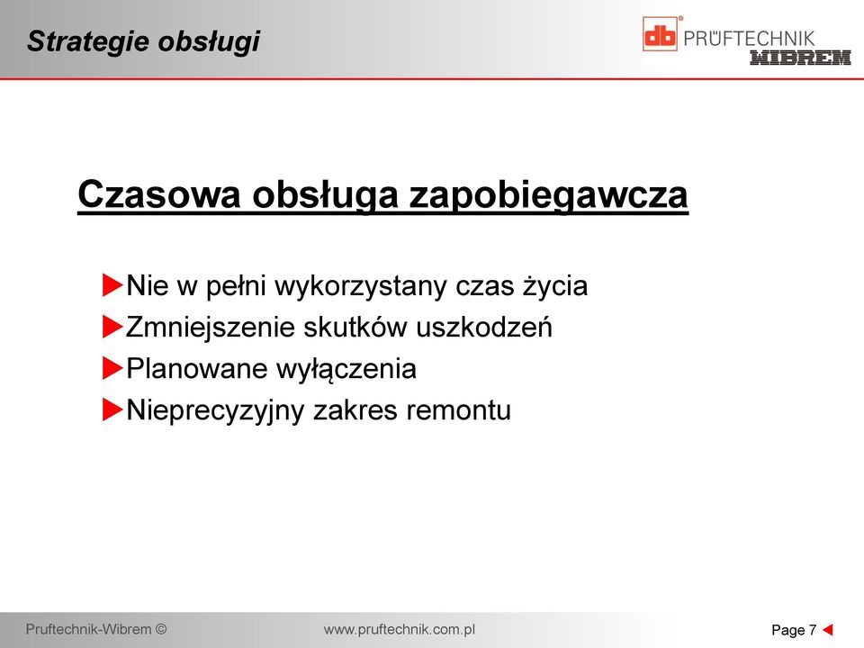 czas życia Zmniejszenie skutków uszkodzeń
