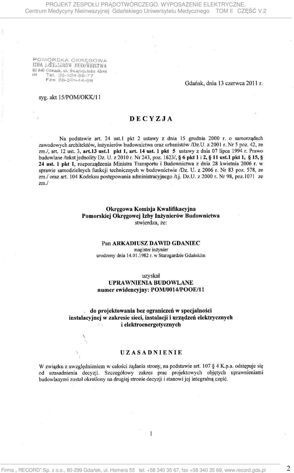 Homera 55 tel.