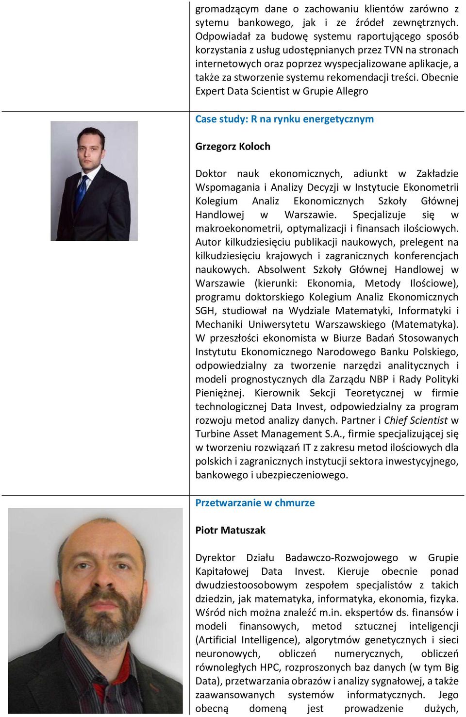 rekomendacji treści.