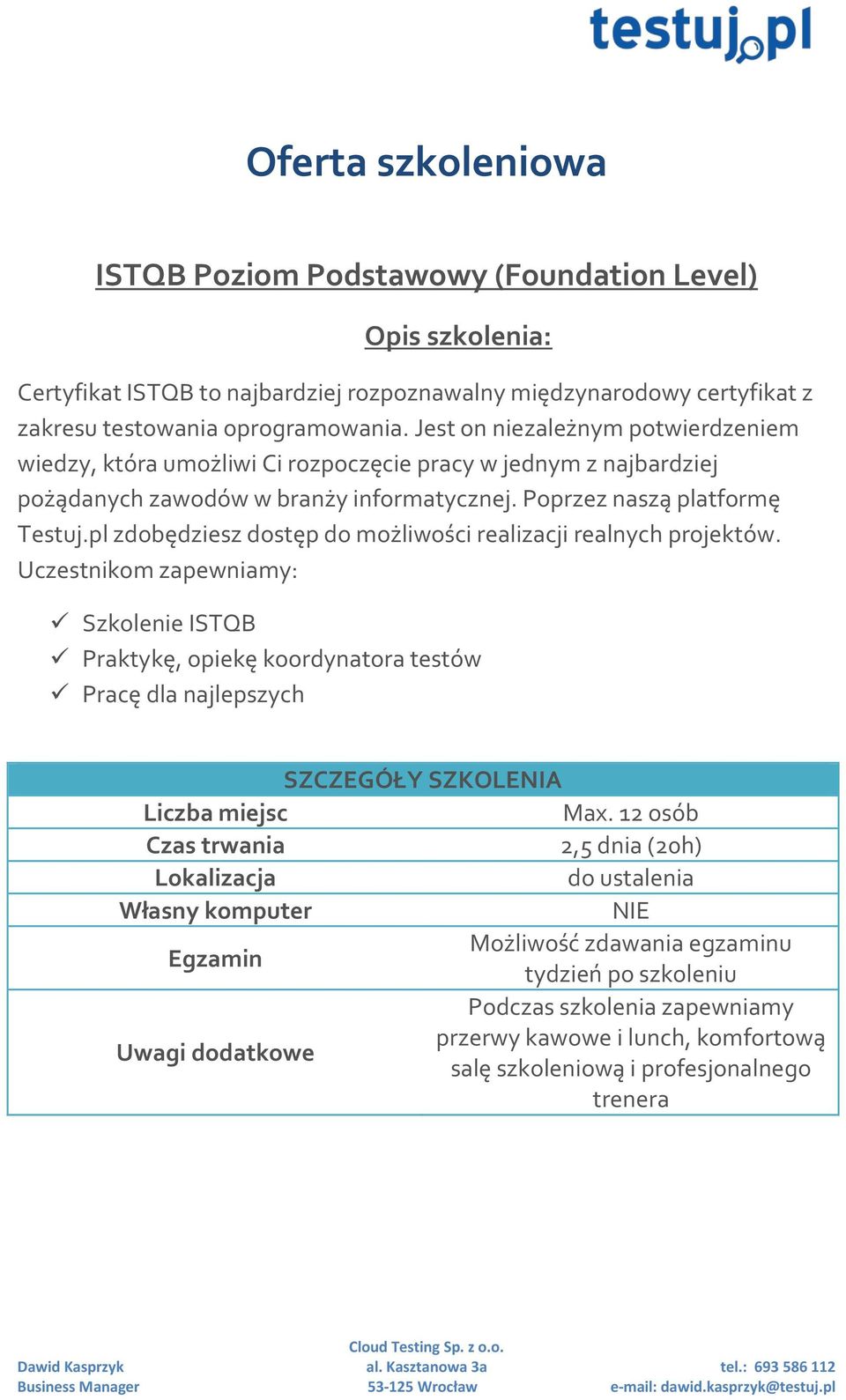 pl zdobędziesz dostęp do możliwości realizacji realnych projektów.