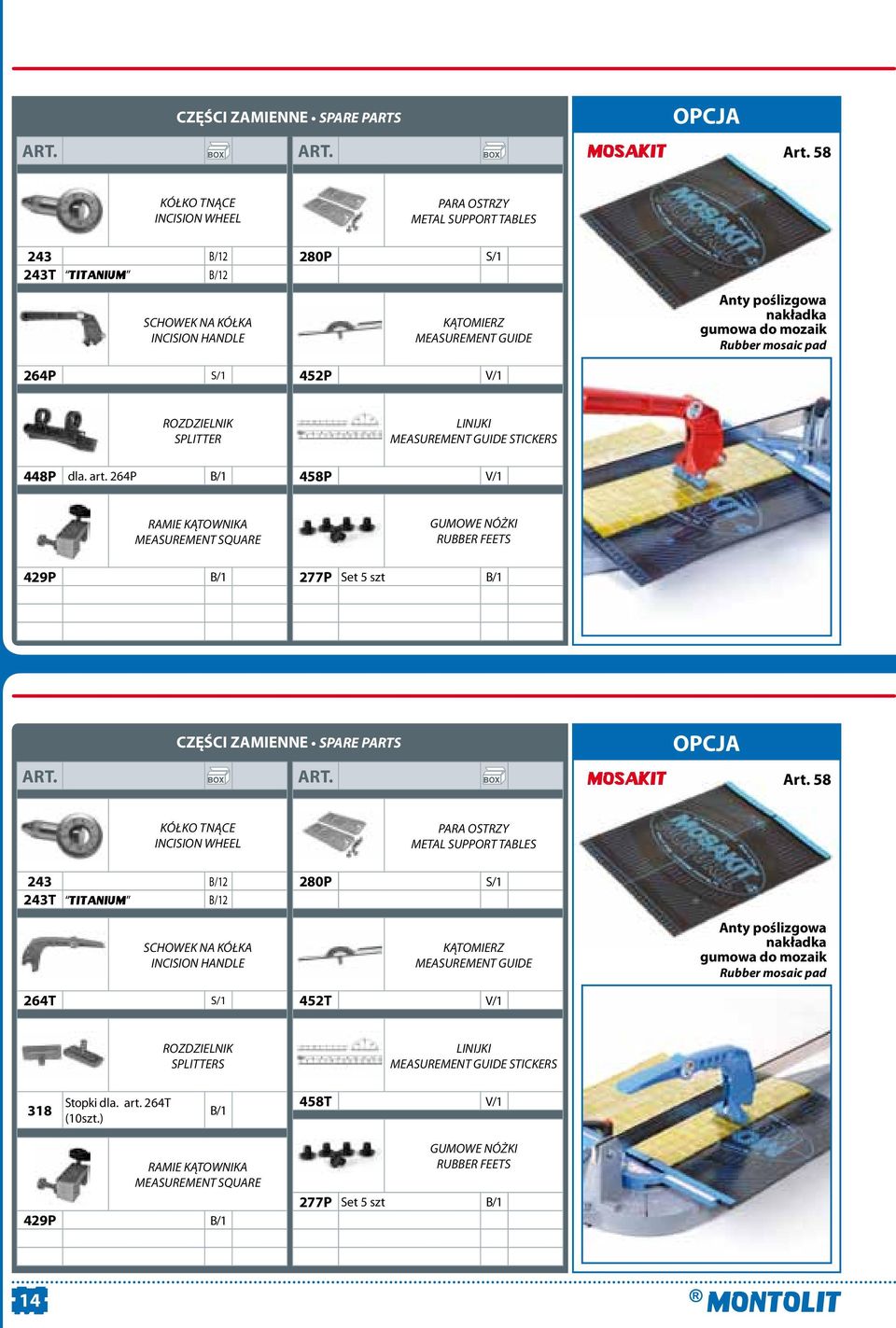 nakładka gumowa do mozaik Rubber mosaic pad ROZDZIELNIK SPLITTER LINIJKI MEASUREMENT GUIDE STICKERS 448P dla. art.