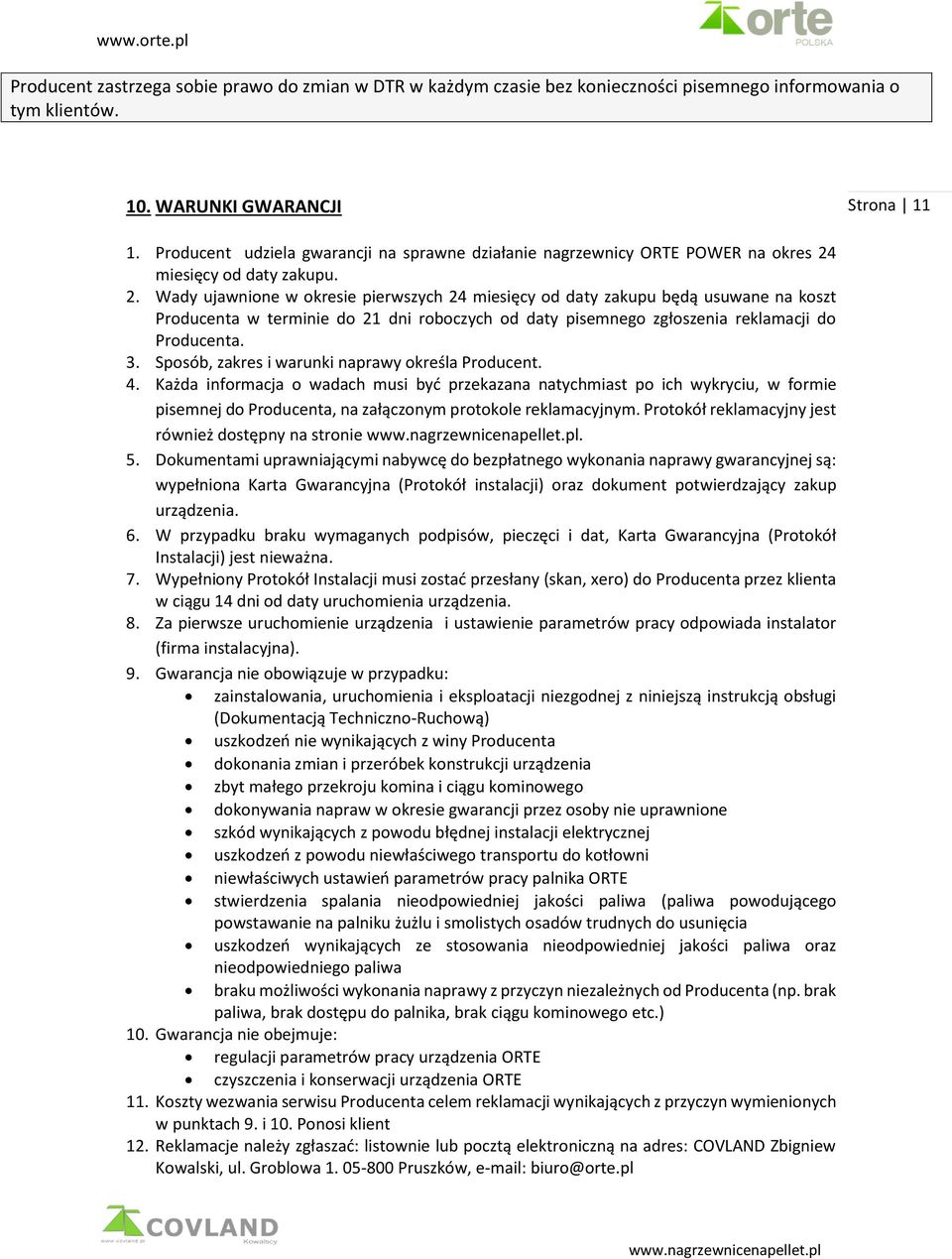 miesięcy od daty zakupu. 2.