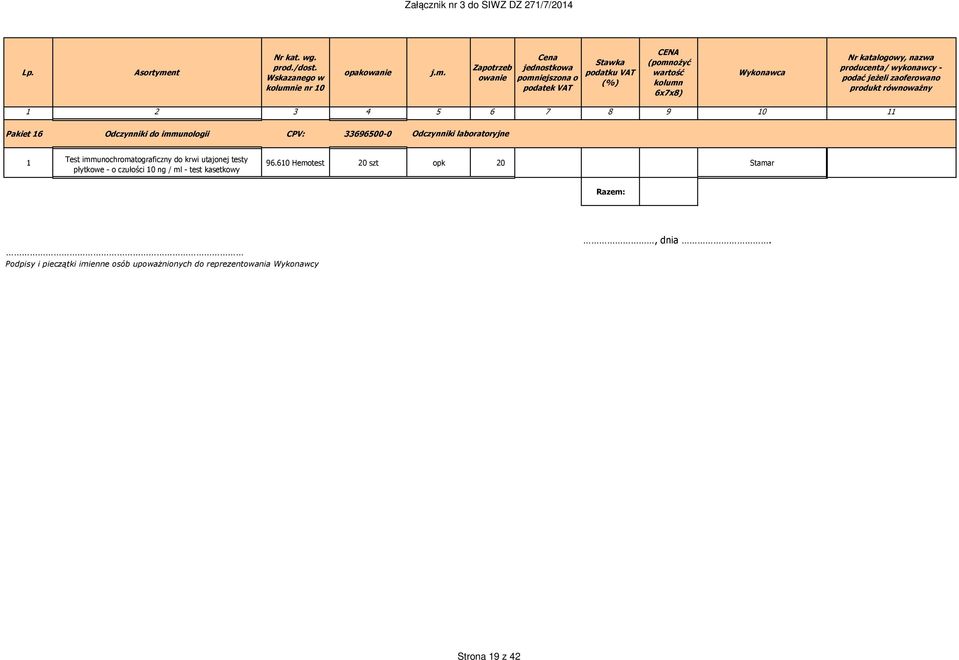 immunochromatograficzny do krwi utajonej testy płytkowe - o