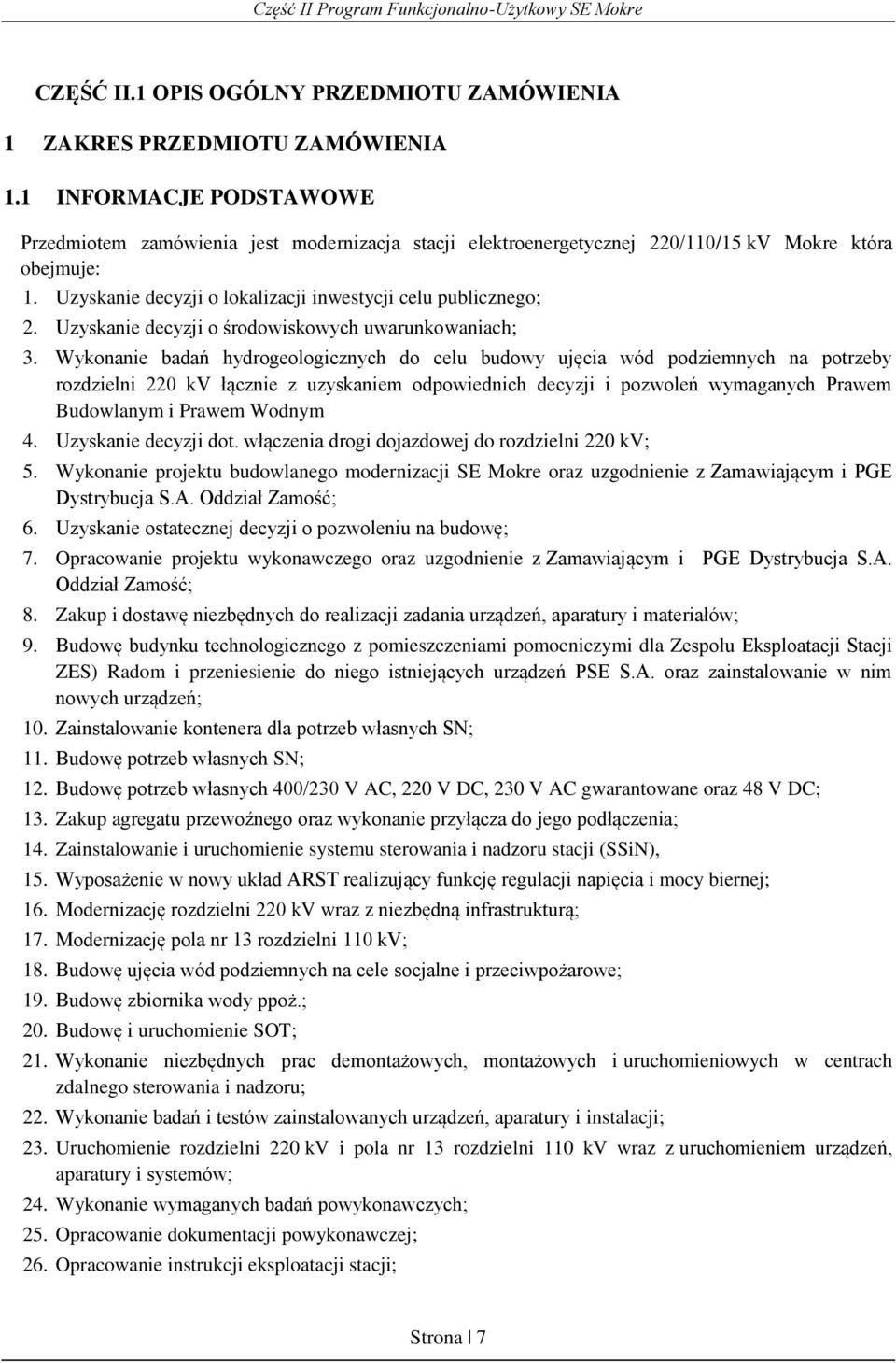 Uzyskanie decyzji o środowiskowych uwarunkowaniach; 3.
