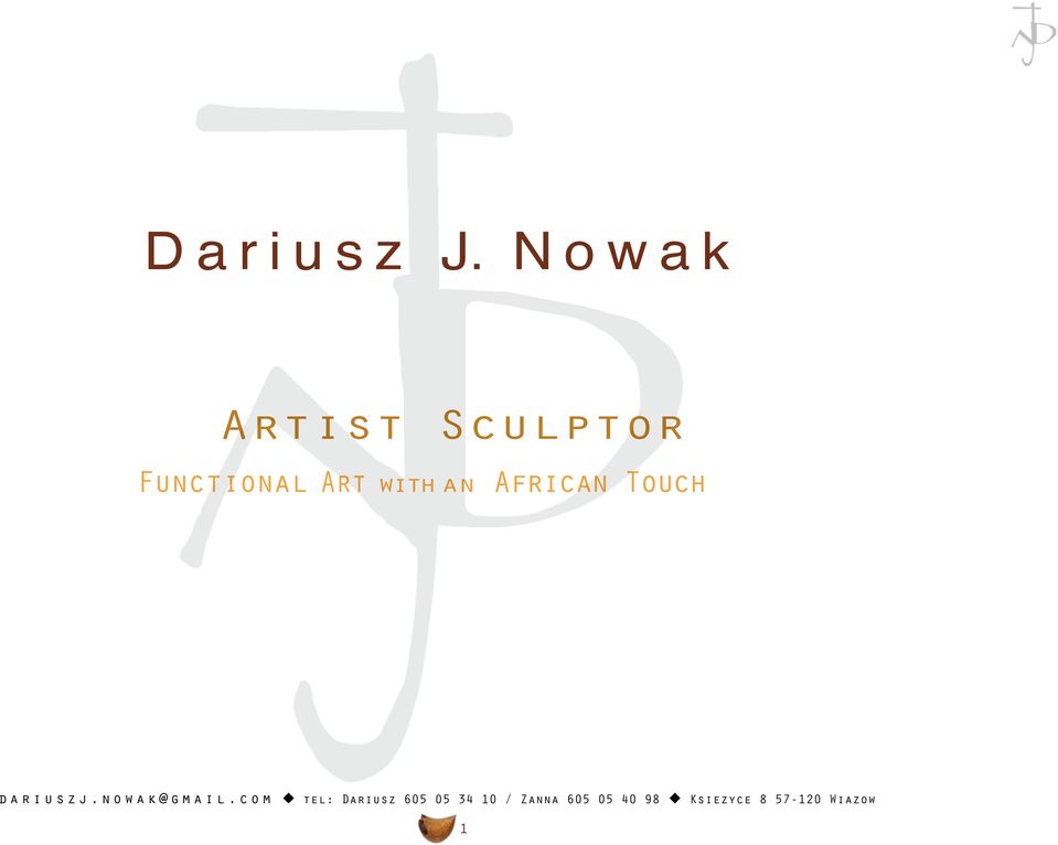 an African Touch dariuszj.nowak@gmail.