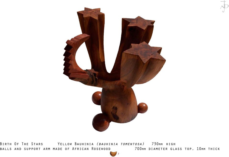 and support arm made of African