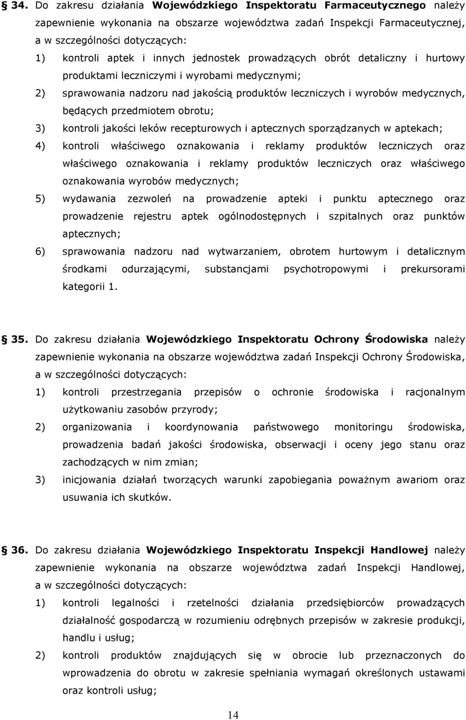 przedmiotem obrotu; 3) kontroli jakości leków recepturowych i aptecznych sporządzanych w aptekach; 4) kontroli właściwego oznakowania i reklamy produktów leczniczych oraz właściwego oznakowania i