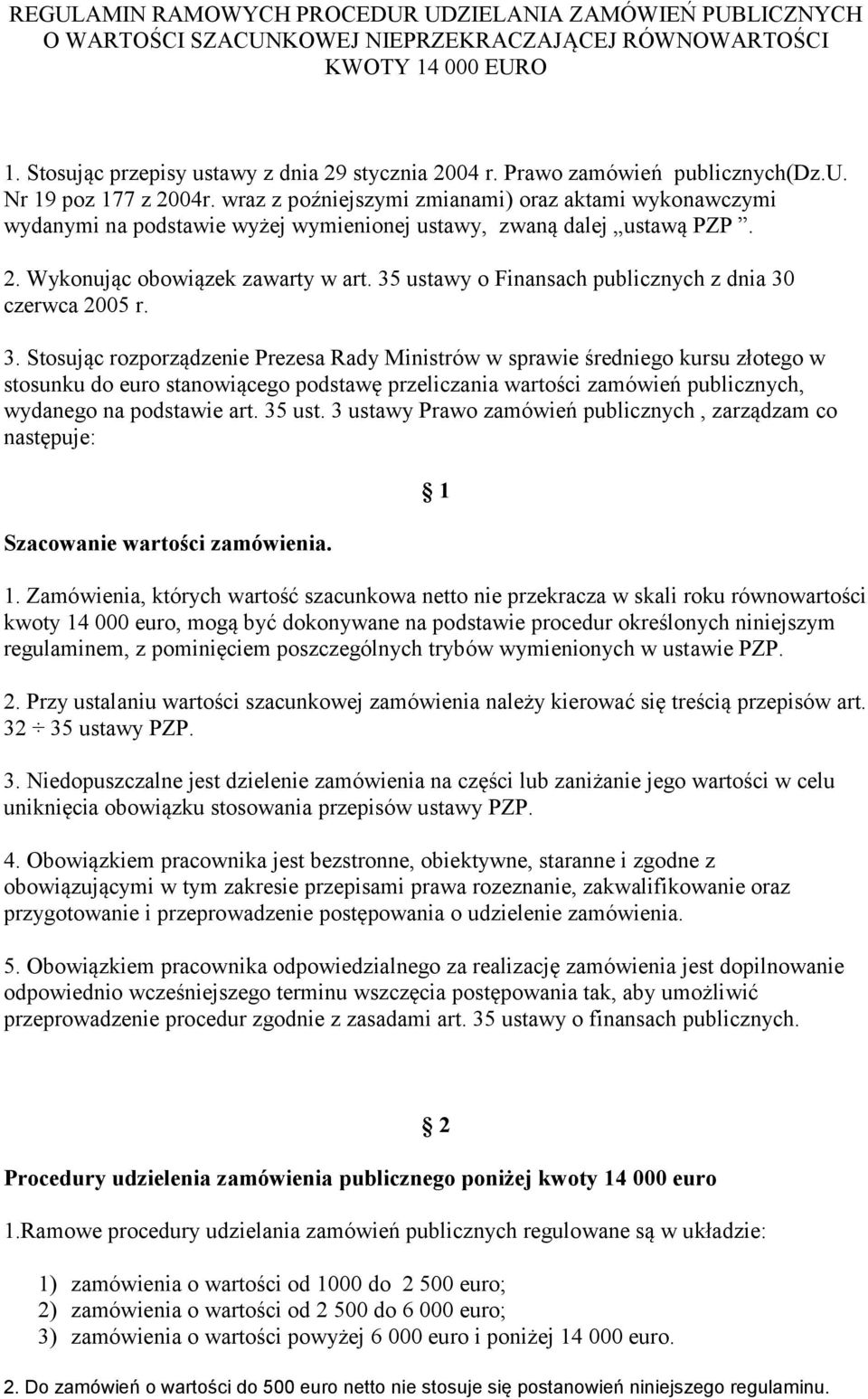 35 ustawy o Finansach publicznych z dnia 30