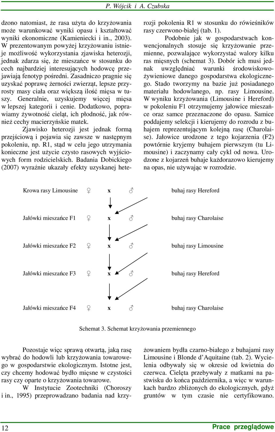 pośredni. Zasadniczo pragnie się uzyskać poprawę żerności zwierząt, lepsze przyrosty masy ciała oraz większą ilość mięsa w tuszy. Generalnie, uzyskujemy więcej mięsa w lepszej kategorii i cenie.