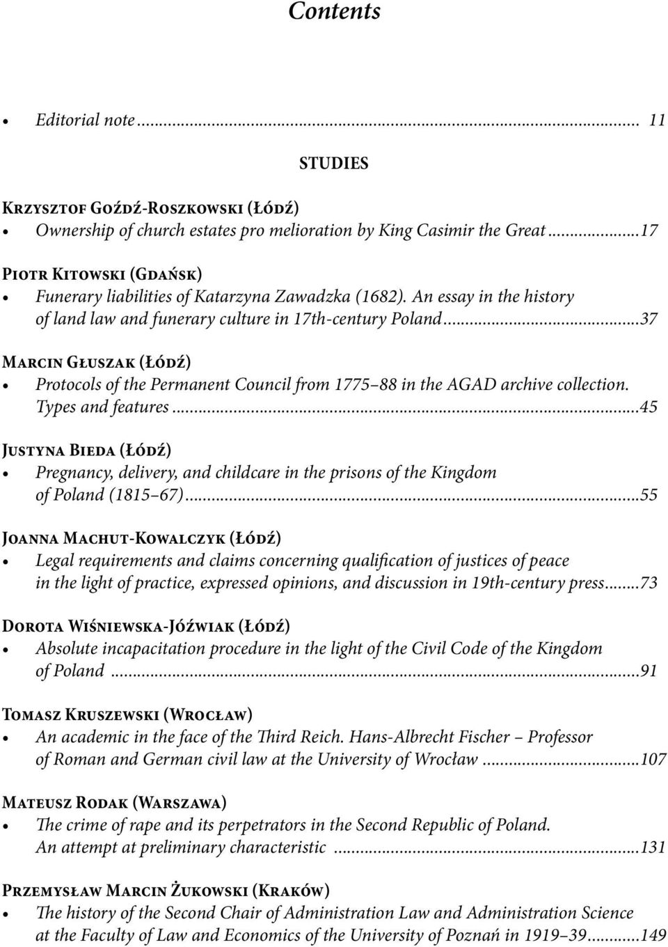 ..37 Marcin Głuszak (Łódź) Protocols of the Permanent Council from 1775 88 in the AGAD archive collection. Types and features.