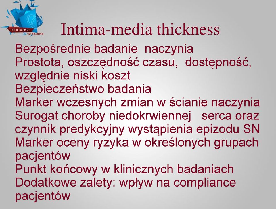 choroby niedokrwiennej serca oraz czynnik predykcyjny wystąpienia epizodu SN Marker oceny ryzyka w