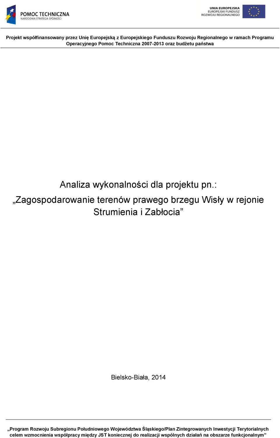 prawego brzegu Wisły w rejonie