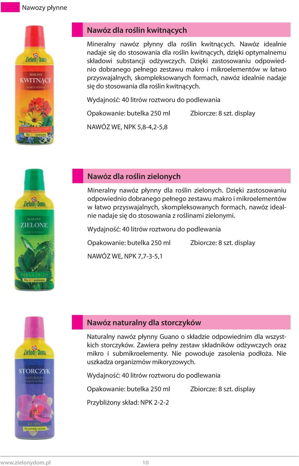 Dzięki zastosowaniu odpowiednio dobranego pełnego zestawu makro i mikroelementów w łatwo przyswajalnych, skompleksowanych formach, nawóz idealnie nadaje się do stosowania dla roślin kwitnących.