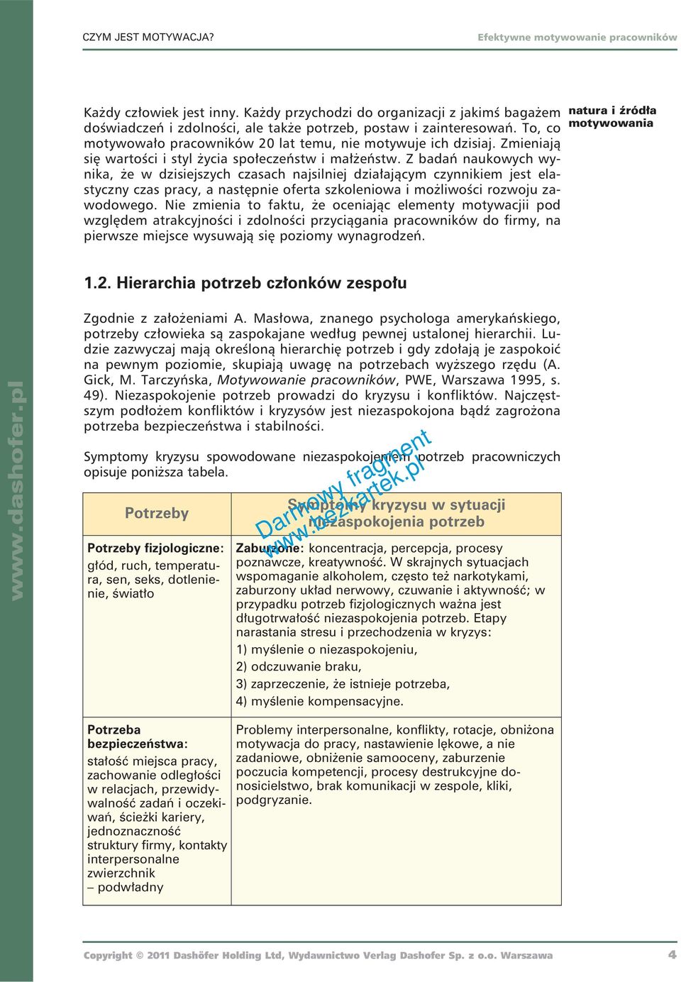 Z badań naukowych wynika, Ŝe w dzisiejszych czasach najsilniej działającym czynnikiem jest elastyczny czas pracy, a następnie oferta szkoleniowa i moŝliwości rozwoju zawodowego.