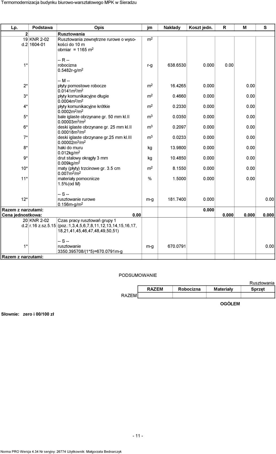 0004 / 4* płyty kounikacyjne krótkie 0.0002 / 5* bale iglaste obrzynane gr. 50 kl.ii 0.00003 3 / 6* deski iglaste obrzynane gr. 25 kl.ii 0.00018 3 / 7* deski iglaste obrzynane gr.25 kl.iii 0.