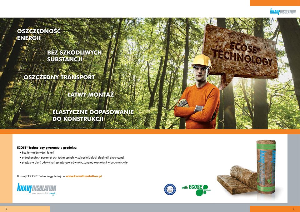 parametrach technicznych w zakresie izolacji cieplnej i akustycznej przyjazne dla środowiska i