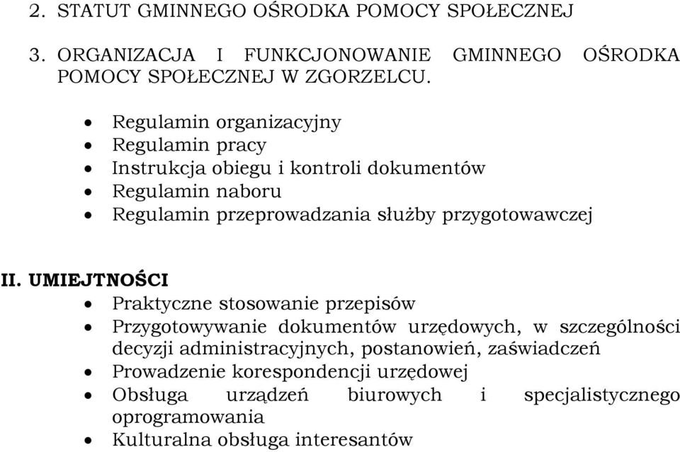 przygotowawczej II.