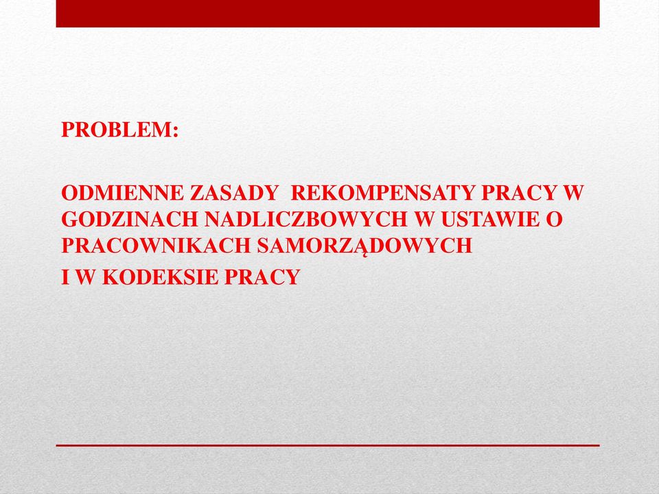 NADLICZBOWYCH W USTAWIE O