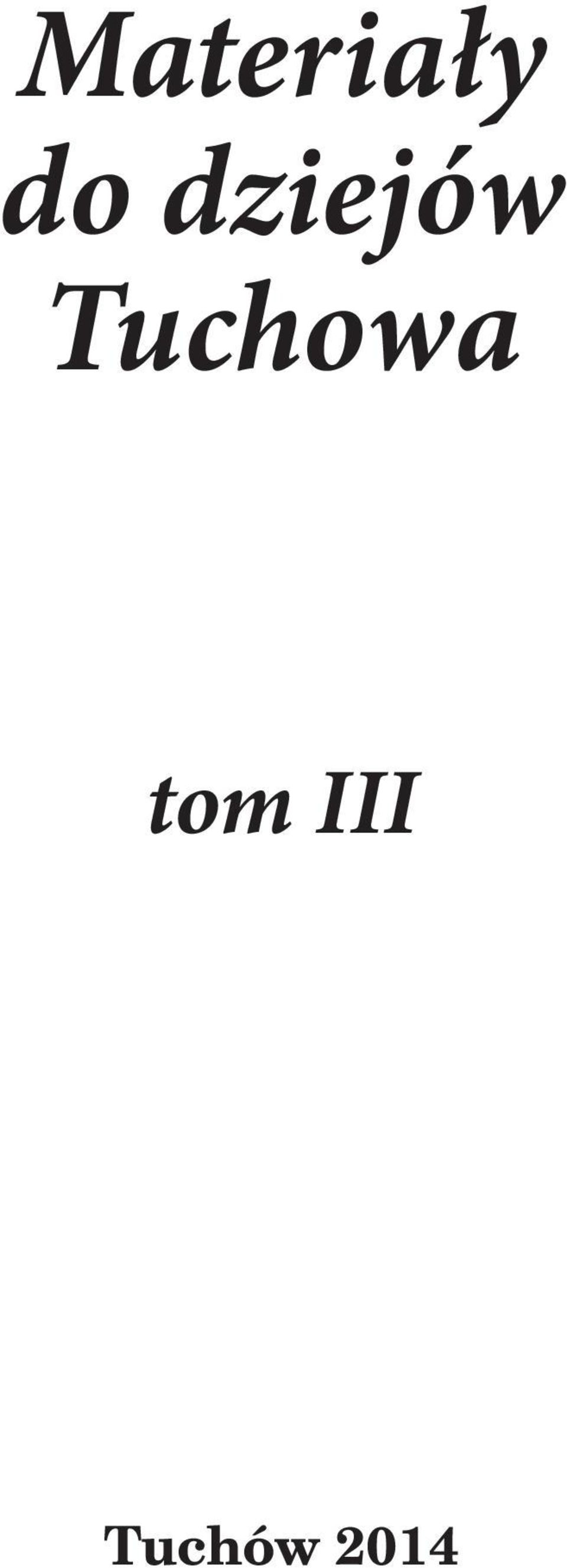 Tuchowa tom