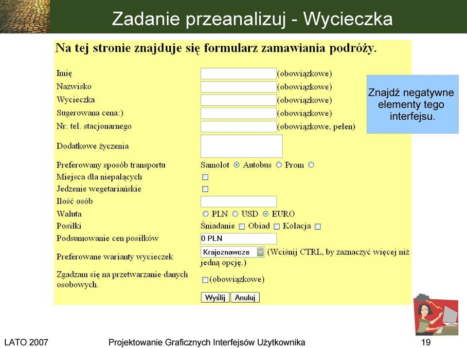 interfejsu.