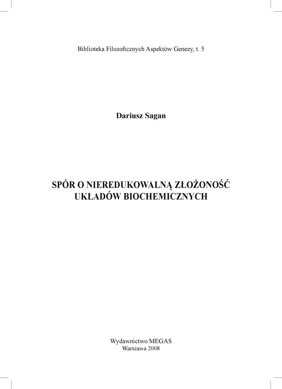 5 Dariusz Sagan SPÓR O