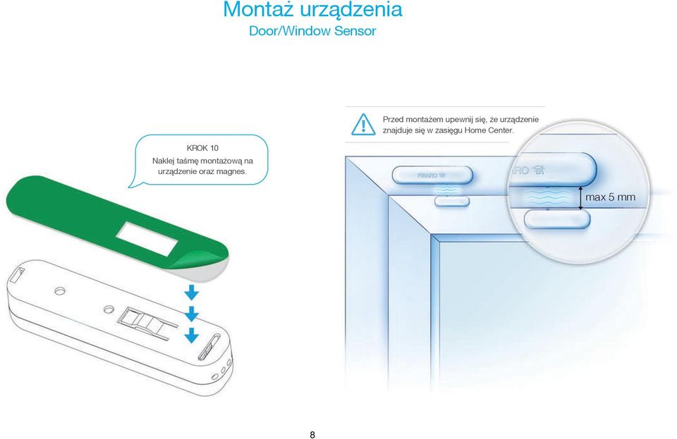 Przed monta em upewnij siê, e urz¹dzenie