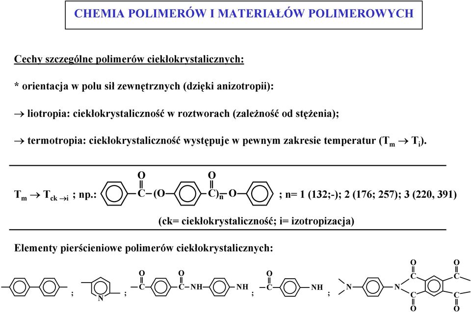 temperatur (T m T i ). T m T ck i O O ; np.