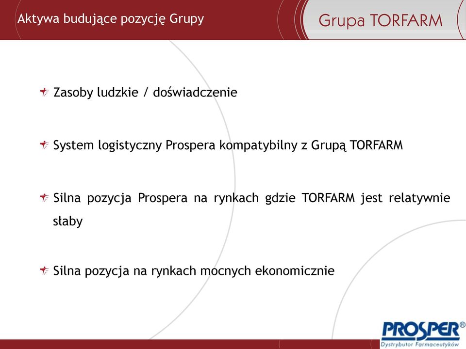 Grupą TORFARM Silna pozycja Prospera na rynkach gdzie